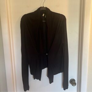 Moth By Anthropologie  Black‎ Women's Cardigan, Size Large